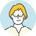 50歳女性の受講者イラスト