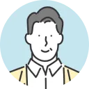 54歳男性の受講者イラスト