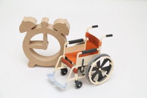 時計と車椅子