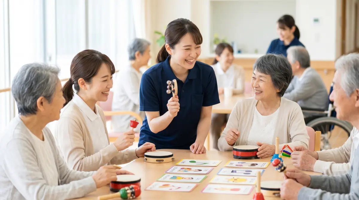 未経験から介護施設で働いている介護士